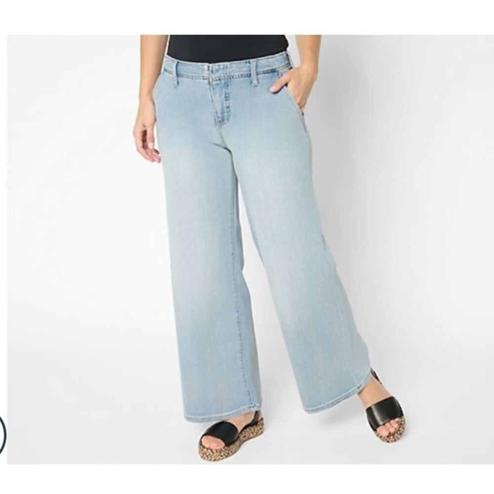 Liverpool Los Angeles Weekender Relaxed Jean Amboy Light Size 16W A689243 NWT